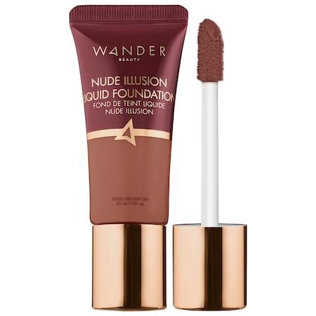 Wander Beauty Nude Illusion Liquid Foundation Rich Deep 1.01 Oz/ 30 Ml