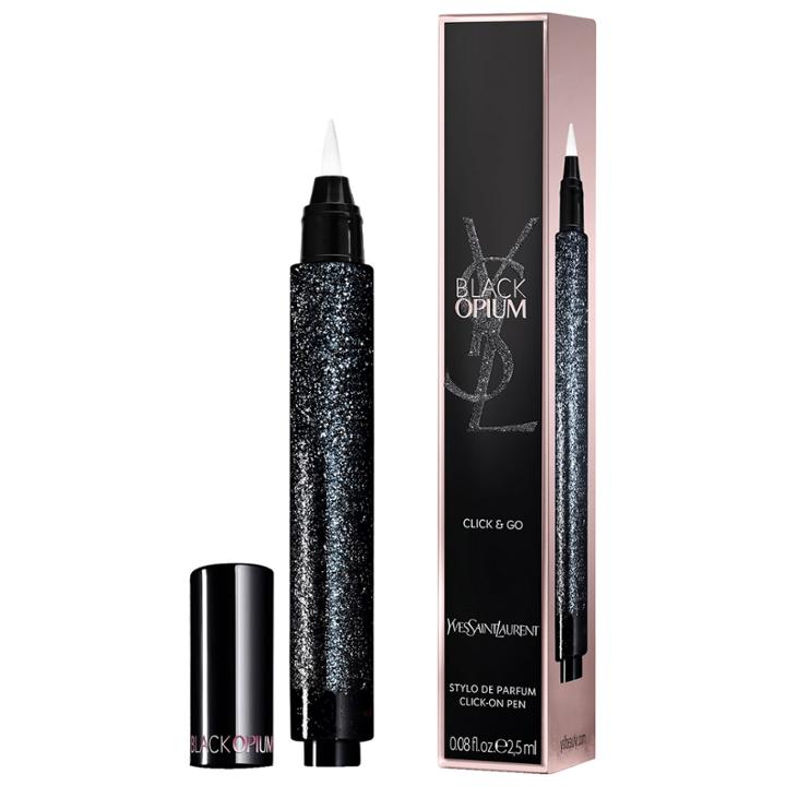 Yves Saint Laurent Black Opium Click & Go 0.084 Oz/2.5 Ml Eau De Parfum Travel Size