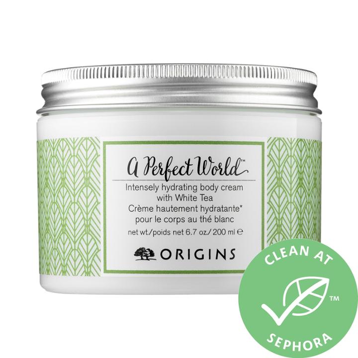 Origins A Perfect World Intensely Hydrating Body Cream With White Tea 6.7 Oz/ 198 Ml
