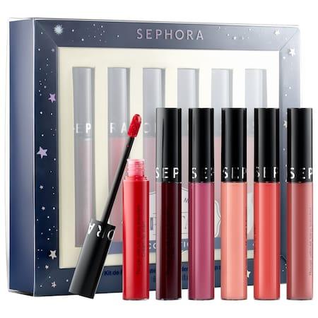 Sephora Collection Cream Lip Stain Collection Set 6 X 0.169 Oz/ 5 Ml