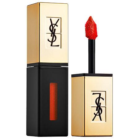 Yves Saint Laurent Glossy Stain Lip Color 8 Orange De Chine 0.20 Oz/ 6 Ml