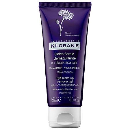 Klorane Eye Make-up Remover Gel With Soothing Cornflower 3.38 Oz