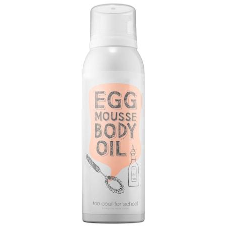 Too Cool For School Egg Mousse Body Oil 5.07 Oz/ 150 Ml