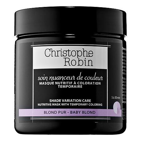 Christophe Robin Shade Variation Care Nutritive Mask With Temporary Coloring - Baby Blond 8.33 Oz