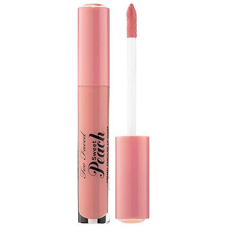Too Faced Sweet Peach Creamy Peach Oil Lip Gloss Papa Don't Peach 0.14 Oz/ 4 Ml