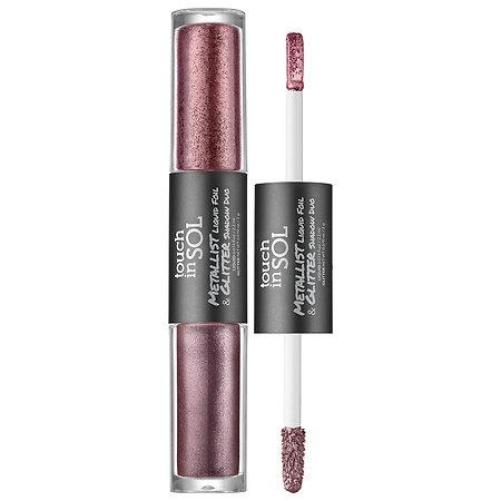Touch In Sol Metallist Liquid Foil & Glitter Eye Shadow Duo Lottie Liquid 0.123 Oz / Glitter 0.070 Oz