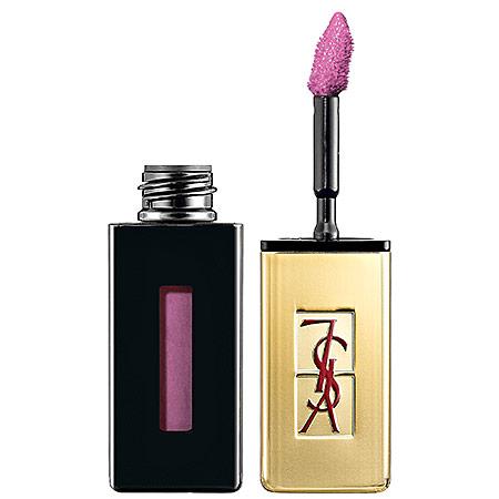 Yves Saint Laurent Rouge Pur Couture Vernis Levres Glossy Stain Rebel Nudes 108 Violine Out Of Control 0.20 Oz