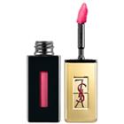 Yves Saint Laurent Rouge Pur Couture Vernis Levres Glossy Stain Rebel Nudes 104 Fuchsia Tomboy 0.20 Oz