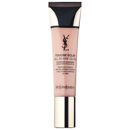Yves Saint Laurent Touche Eclat All-in-one Glow Br30 Cool Almond 1.01 Oz/ 30 Ml