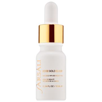 Farsli Rose Gold Elixir - 24k Gold Infused Beauty Oil Mini Mini Size - 0.34 Oz/ 10 Ml