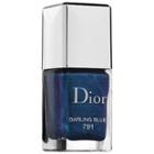 Dior Dior Vernis Gel Shine And Long Wear Nail Lacquer Darling Blue 719 0.33 Oz