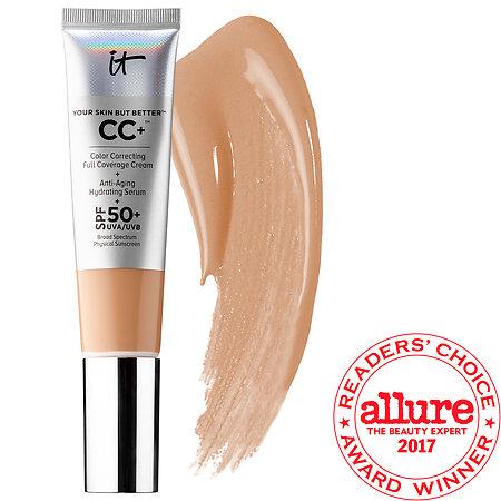 It Cosmetics Your Skin But Better(tm) Cc+(tm) Cream With Spf 50+ Tan 1.08 Oz/ 32 Ml