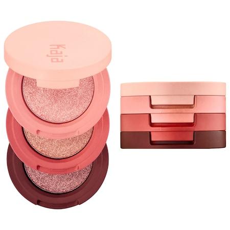 Kaja Beauty Bento Bouncy Shimmer Eyeshadow Trio Orange Blossom 3 X 0.03 Oz/ 0.85 G