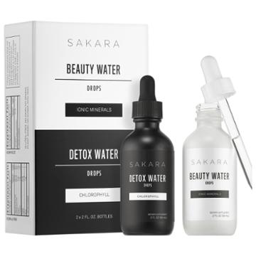 Sakara Life Beauty + Detox Water Drops Duo