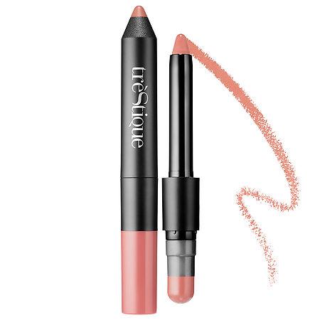 Trestique Matte Color & Shiny Balm Lip Crayon Nantucket Nude Lip Crayon: 0.06 Oz/ 1.8 G, Balm: 0.04 Oz / 1.1 G