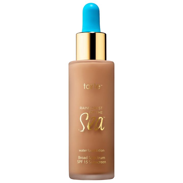 Tarte Water Foundation Broad Spectrum Spf 15 - Sea Collection 46s Tan-deep Sand 1 Oz/ 30 Ml
