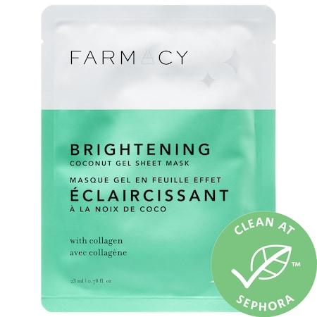 Farmacy Coconut Gel Sheet Mask - Brightening 0.78 Oz/ 23 Ml