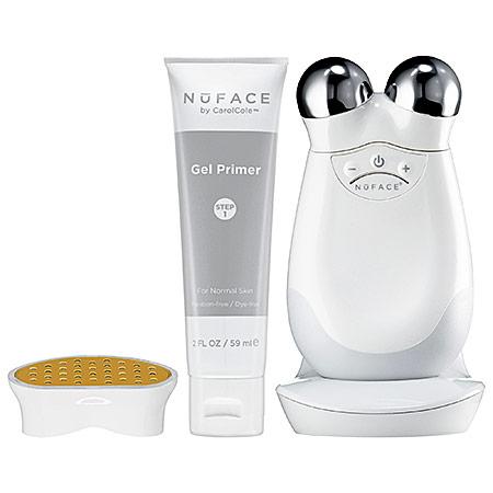 Nuface Trinity Facial Toning Device + Wrinkle Reducer Attachment Bundle