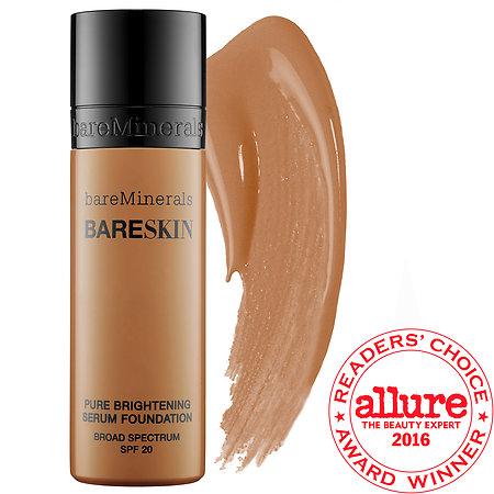 Bareminerals Bareskin(r) Pure Brightening Serum Foundation Broad Spectrum Spf 20 Bare Maple 17 1 Oz