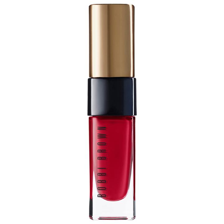 Bobbi Brown Luxe Liquid Lip High Shine Red The News 0.2 Oz/ 6 Ml