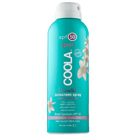 Coola Sport Continuous Spray Spf 50 - Unscented 3oz