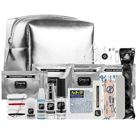 Pinch Provisions Minimergency Kit For Her - Silver Metallic 3.5 X 2 X 2