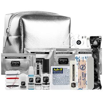 Pinch Provisions Minimergency Kit For Her - Silver Metallic 3.5 X 2 X 2