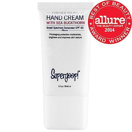 Supergoop! Forever Young Hand Cream Broad Spectrum Sunscreen Spf 40 Pa+++ 1 Oz