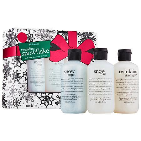 Philosophy Twinkling Snowflake Trio