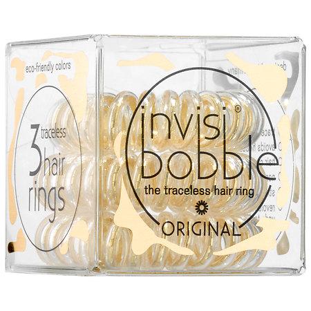 Invisibobble Time To Shine Original The Traceless Hair Ring You're Golden 3 Traceless Hair Rings