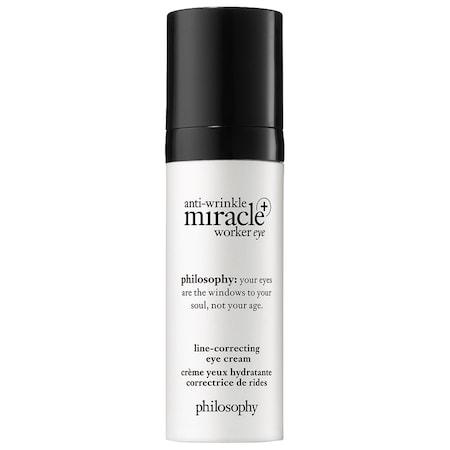 Philosophy Anti-wrinkle Miracle Worker Eye+ Line-correcting Eye Cream 0.5 Oz/ 15 Ml