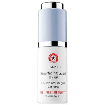 First Aid Beauty Fab Skin Lab Resurfacing Liquid 10% Aha 1 Oz/ 30 Ml
