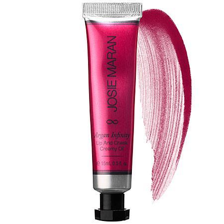 Josie Maran Argan Infinity Lip And Cheek Creamy Oil Boundless Berry 0.5 Oz