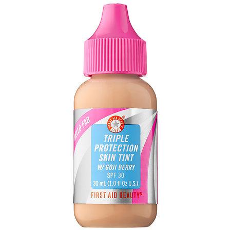 First Aid Beauty Hello Fab Triple Protection Skin Tint With Goji Berry Spf 30 Fair 1 Oz/ 30 Ml