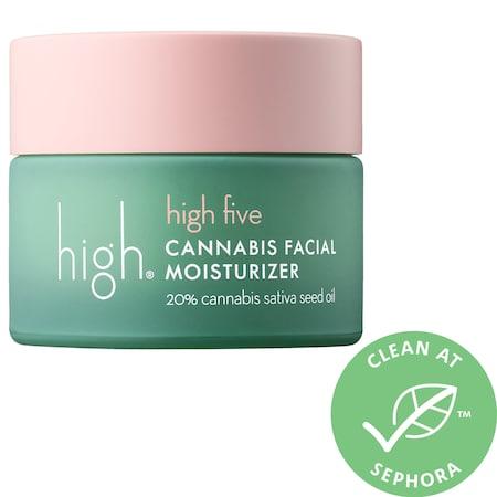 High Beauty High Five Cannabis Seed Facial Moisturizer 1.7 Oz/ 50 Ml