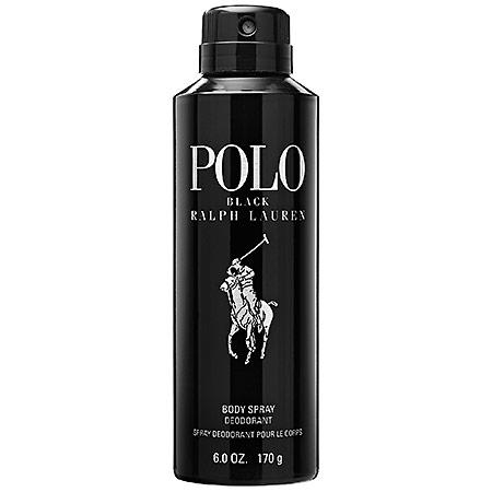 Ralph Lauren Polo Black Deodorant Body Spray 6 Oz/ 170 G
