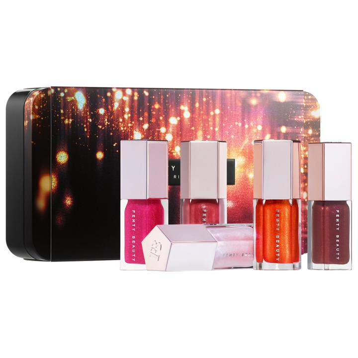 Fenty Beauty By Rihanna Glossy Posse Mini Gloss Bomb Set 5 X 5.5 Ml