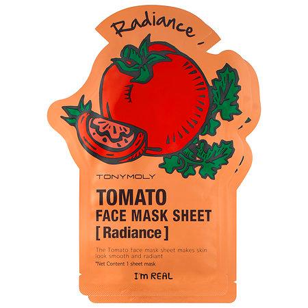 Tony Moly I'm Real - Tomato Face Mask Sheet - Radiance