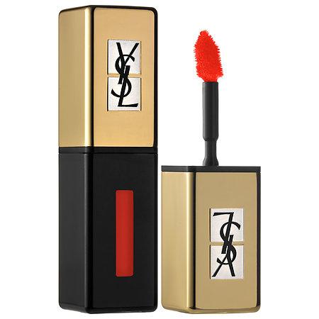 Yves Saint Laurent Vernis Lvres Pop Water Glossy Stain Rouge Splash 202 0.20 Oz