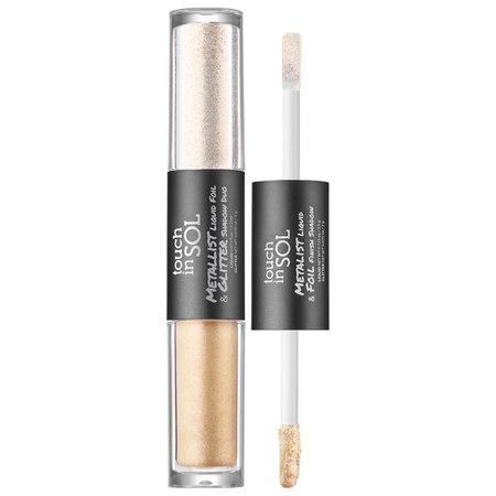 Touch In Sol Metallist Liquid Foil & Glitter Eye Shadow Duo #21 Lana Liquid 0.123 Oz / Glitter 0.070 Oz