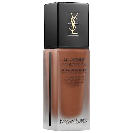 Yves Saint Laurent All Hours Longwear Natural Matte Foundation B90 Ebony .84 Oz/ 25 Ml
