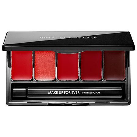 Make Up For Ever Rouge Artist Palette 5 Red 5 X 0.02 Oz