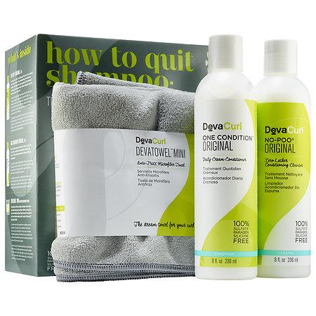 Devacurl How To Quit Shampoo: The Original Cleanse & Condition Curl Kit
