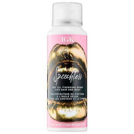 Igk Speechless Dry Oil Finishing Spray For Hair And Body 2.8 Oz/ 98 Ml