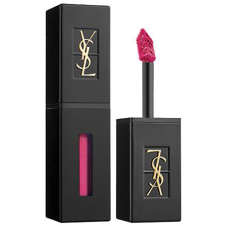 Yves Saint Laurent Vinyl Cream Lip Stain 410 Fuchsia Live 0.18 Oz/ 5.32 Ml