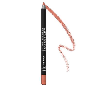 Make Up For Ever Aqua Lip Waterproof Lipliner Pencil Nude Beige 1c 0.04 Oz