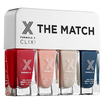 Formula X The Match Clix! - Nail Polish Set Light To Medium Skintones - 4 X 0.1 Oz