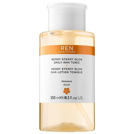Ren Ready Steady Glow Daily Aha Tonic 8.5 Oz/ 250 Ml