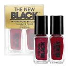 The New Black Glimmer Twins 2-piece Nail Polish Set King Crimson 2 X 0.125 Oz