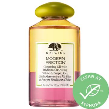 Origins Modern Friction&trade; Cleansing Oil With Radiance-boosting White & Purple Rice 5 Oz/ 150 Ml